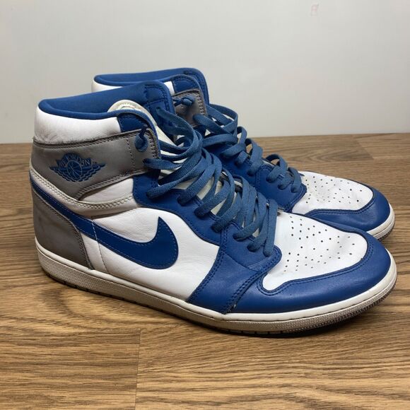 Nike Air Jordan 1 High Retro True Blue Mens Multi Size 16 DZ5485-410